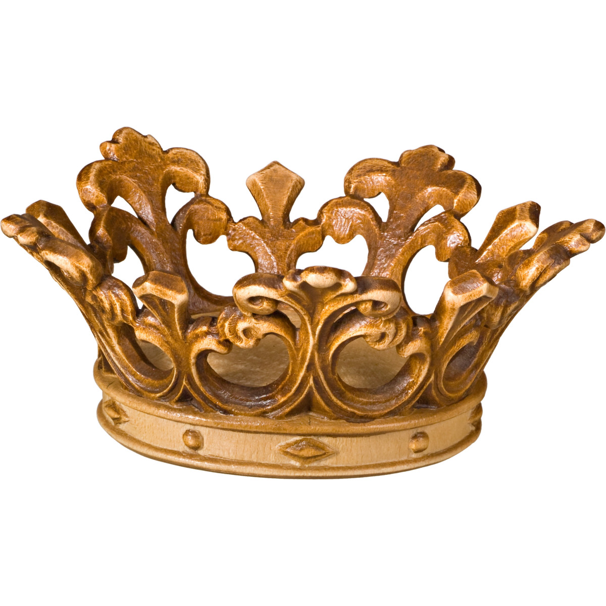Corona de madera para estatuas